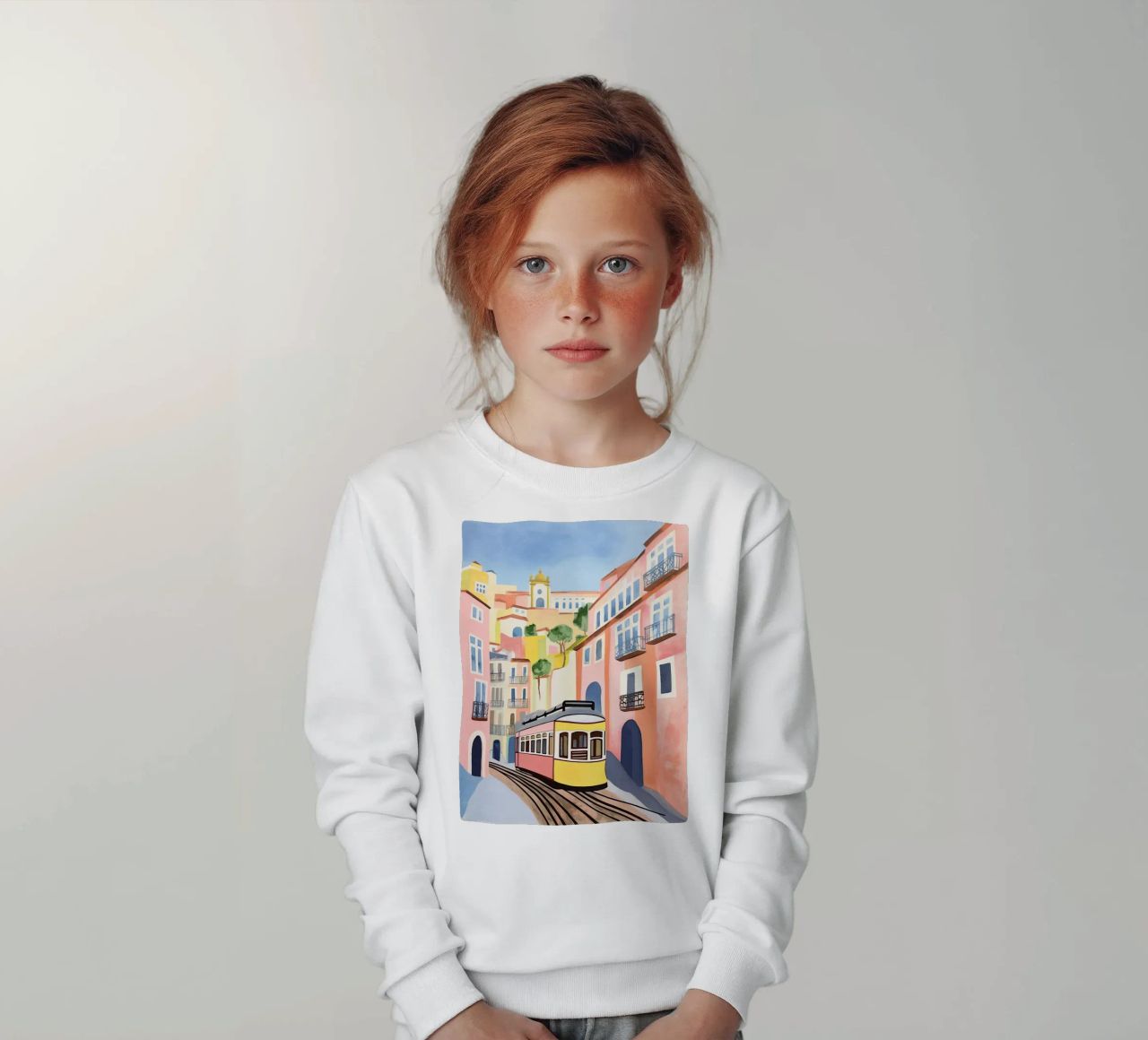 I colori di Lisbona felpa bambino da DaarbyN
