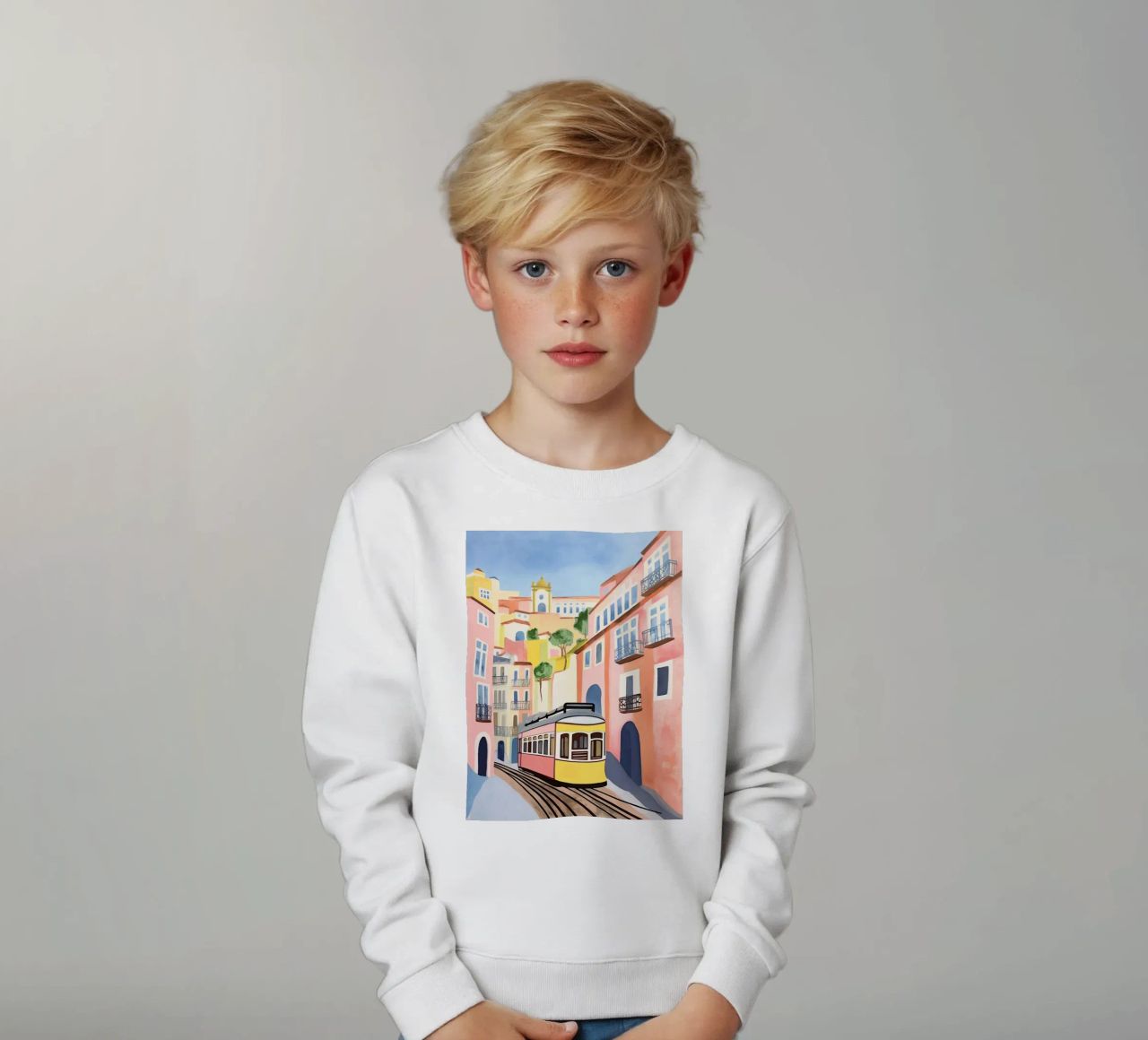 I colori di Lisbona felpa bambino da DaarbyN
