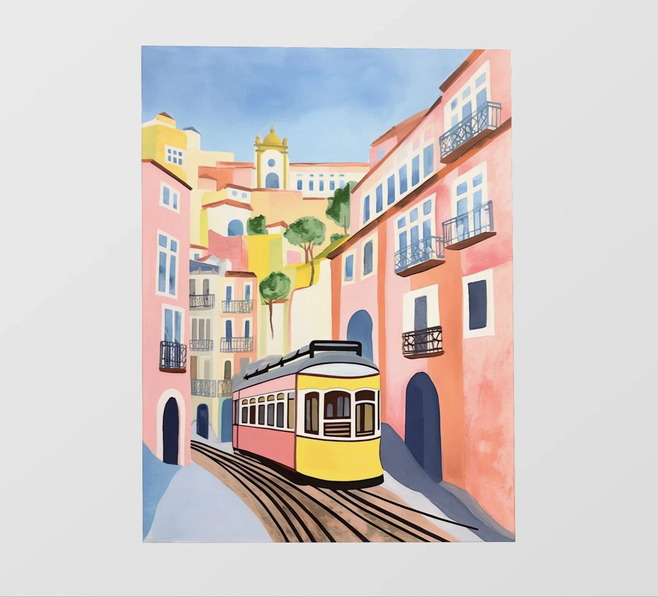 I colori di Lisbona telo in pvc da DaarbyN
