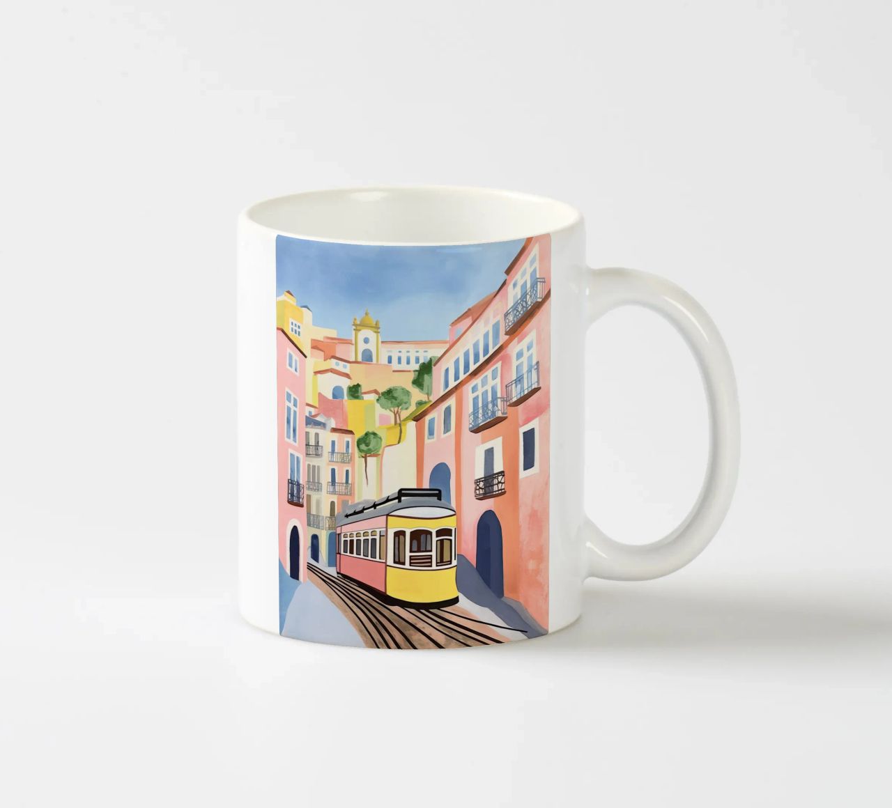 I colori di Lisbona tazza in ceramica da DaarbyN