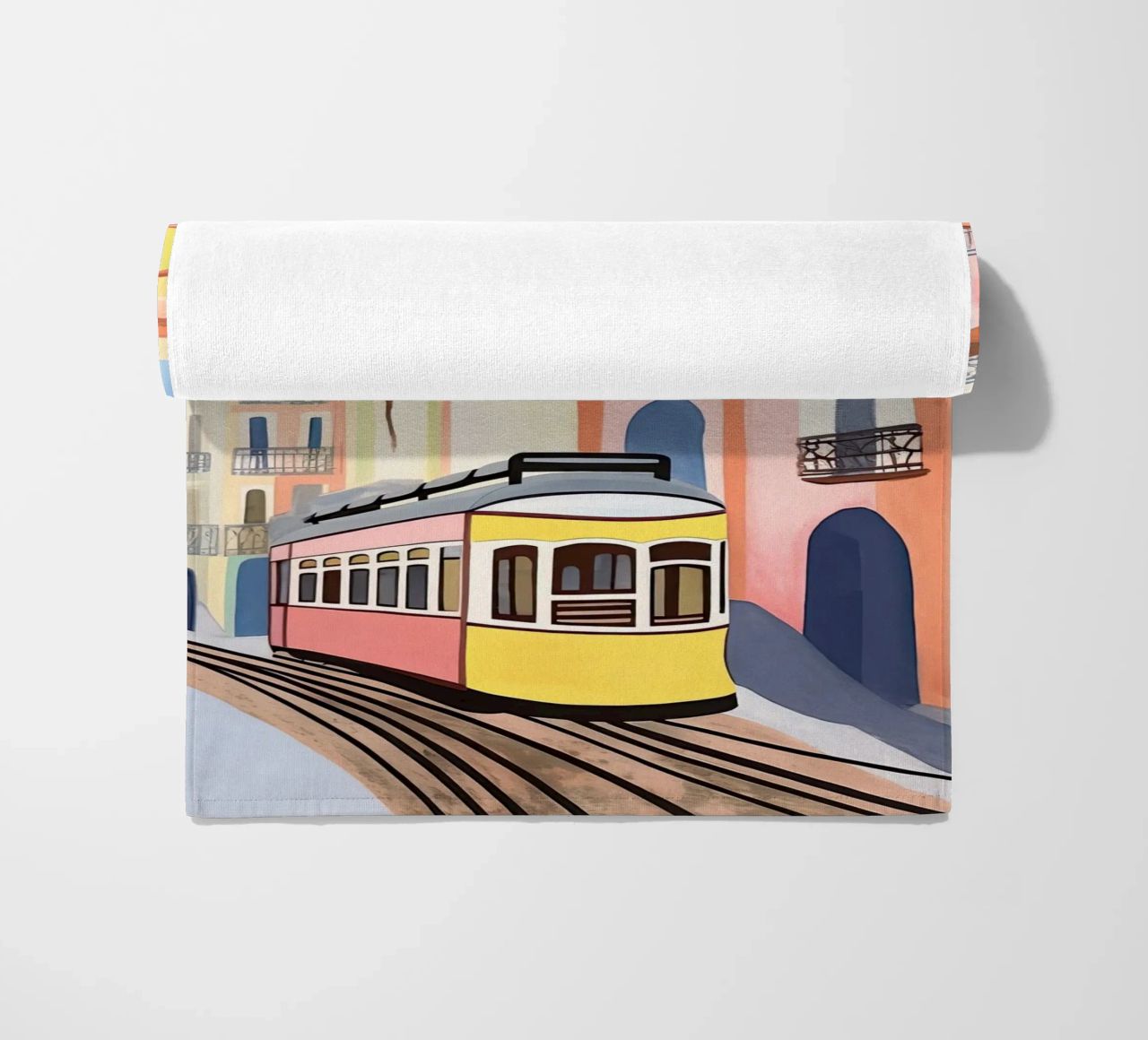 I colori di Lisbona telo mare da DaarbyN