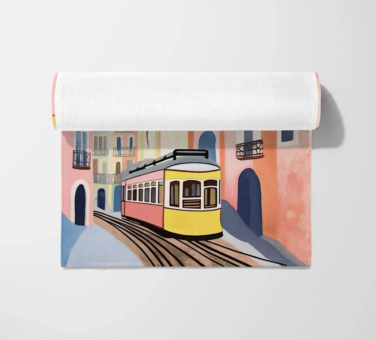 I colori di Lisbona telo mare da DaarbyN