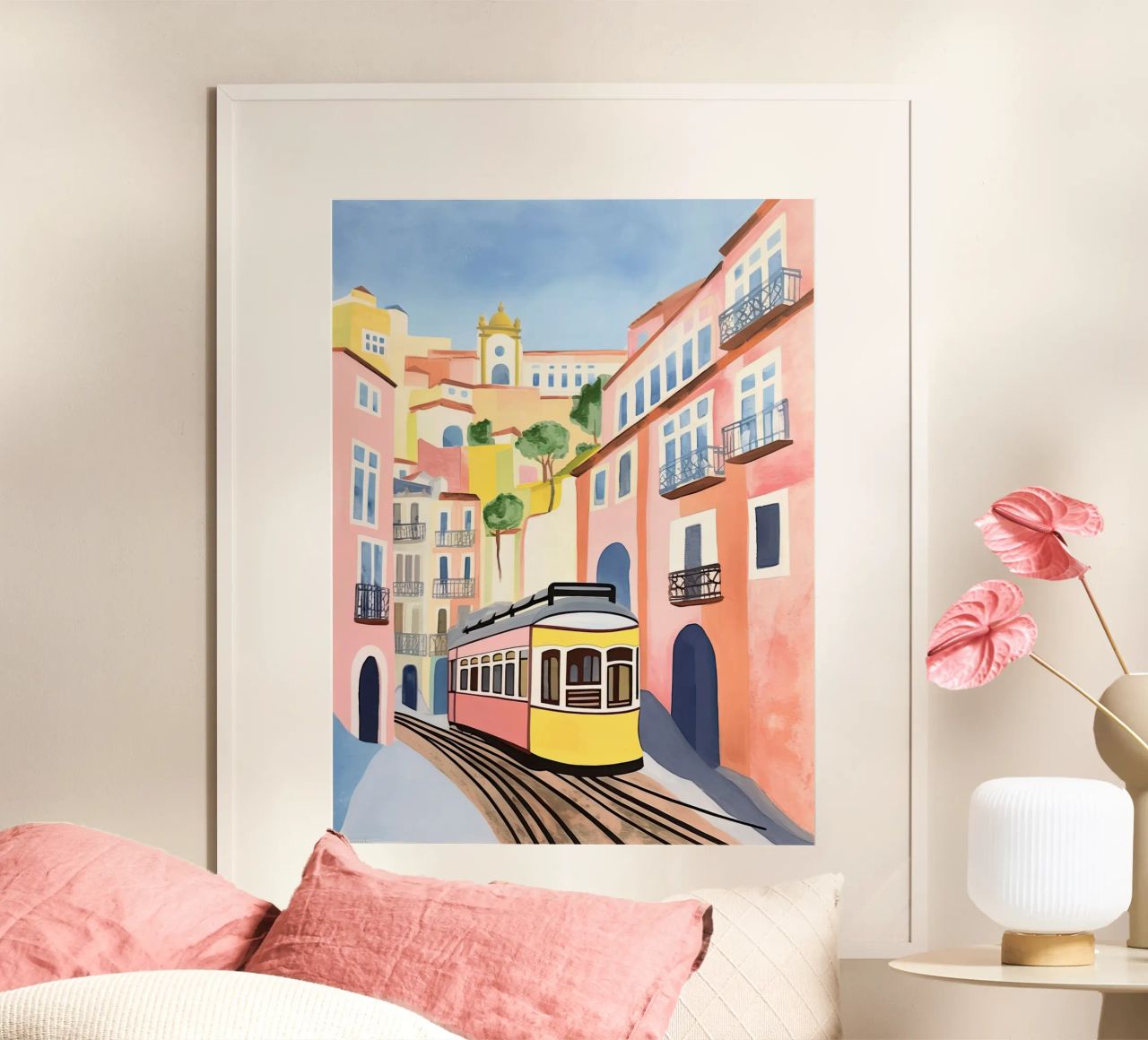 Couleurs de Lisbonne poster de DaarbyN