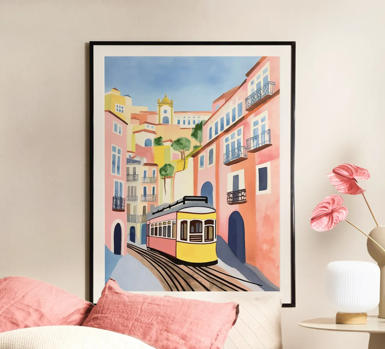 Couleurs de Lisbonne poster de DaarbyN