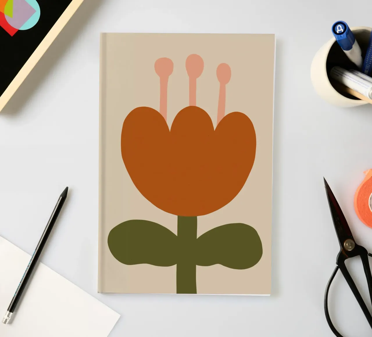 Lovely Tulip notebook by treechild