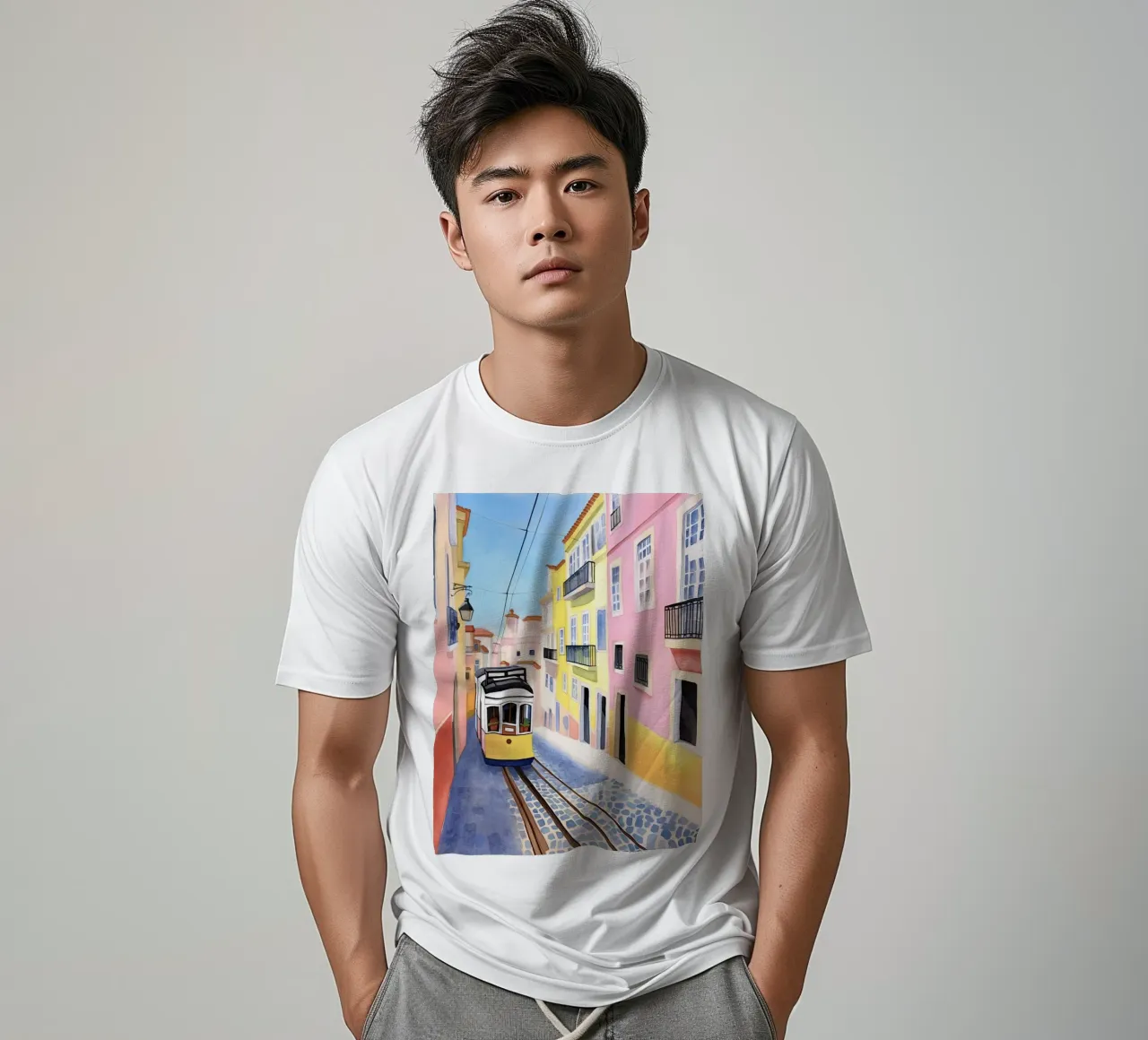 L'anima di Lisbona t-shirt da DaarbyN