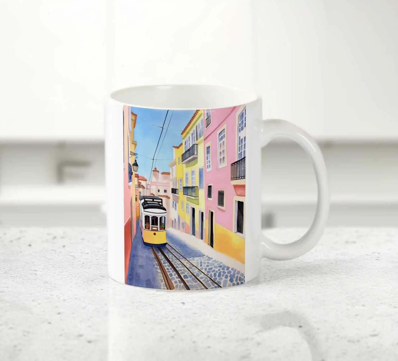 L'anima di Lisbona tazza in ceramica da DaarbyN