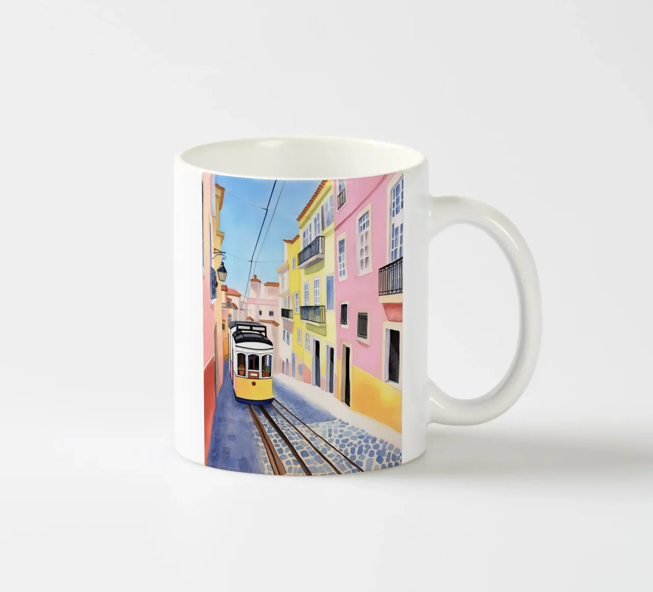 Die Seele von Lissabon Keramik Tasse von DaarbyN