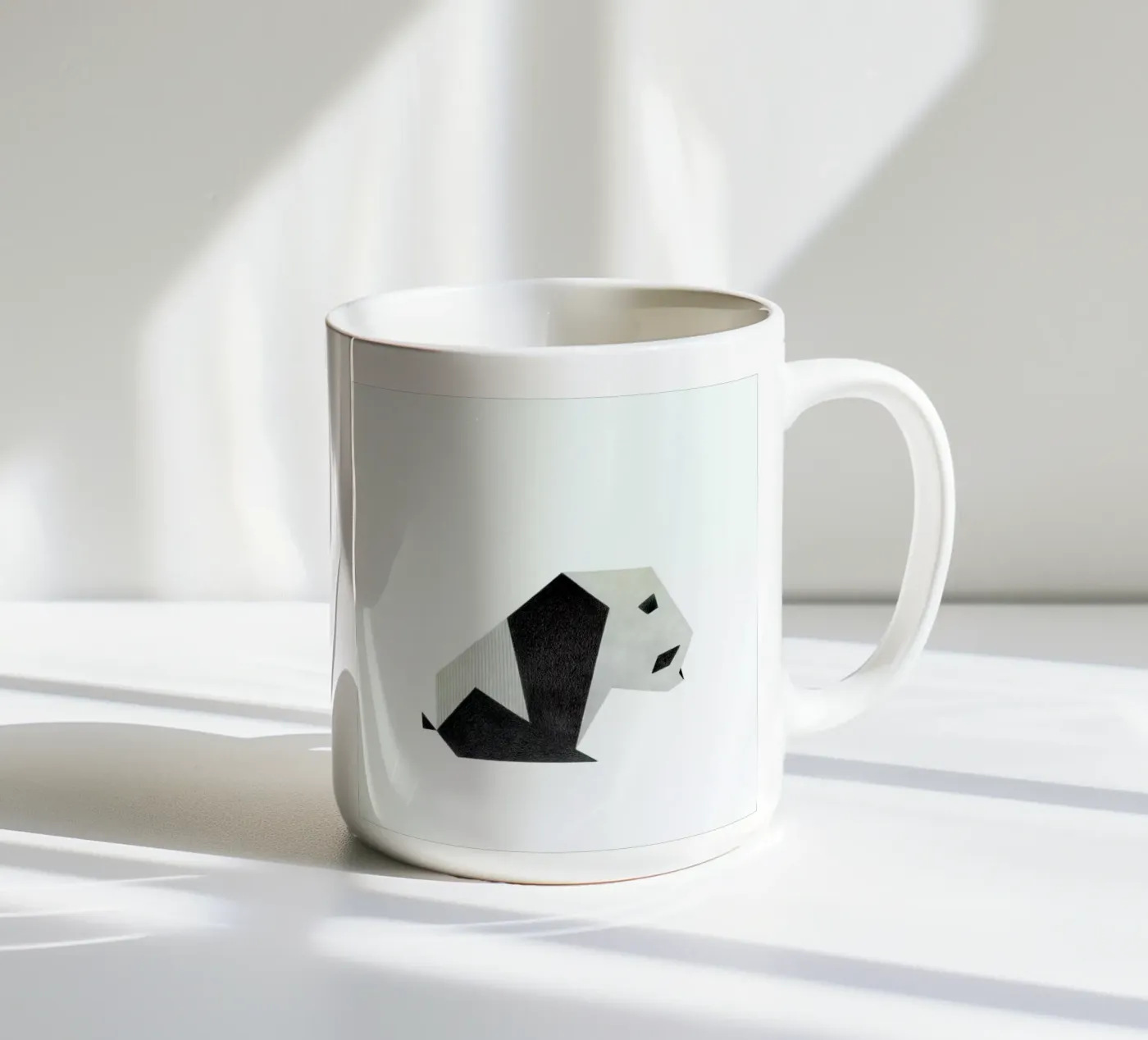 Panda #1 ceramic mug by Anna-Maren Zehnter