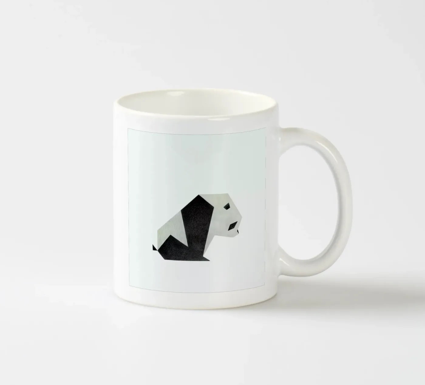 Panda #1 ceramic mug by Anna-Maren Zehnter