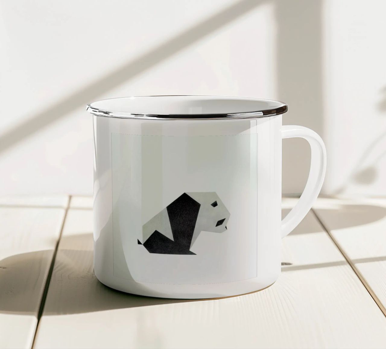 Panda #1 tazza in smalto da Anna-Maren Zehnter