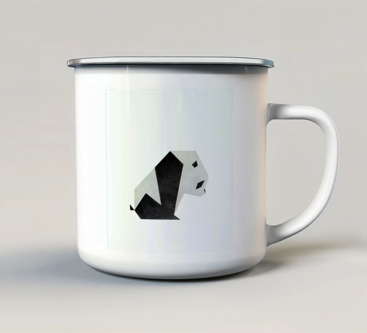 Panda #1 tazza in smalto da Anna-Maren Zehnter