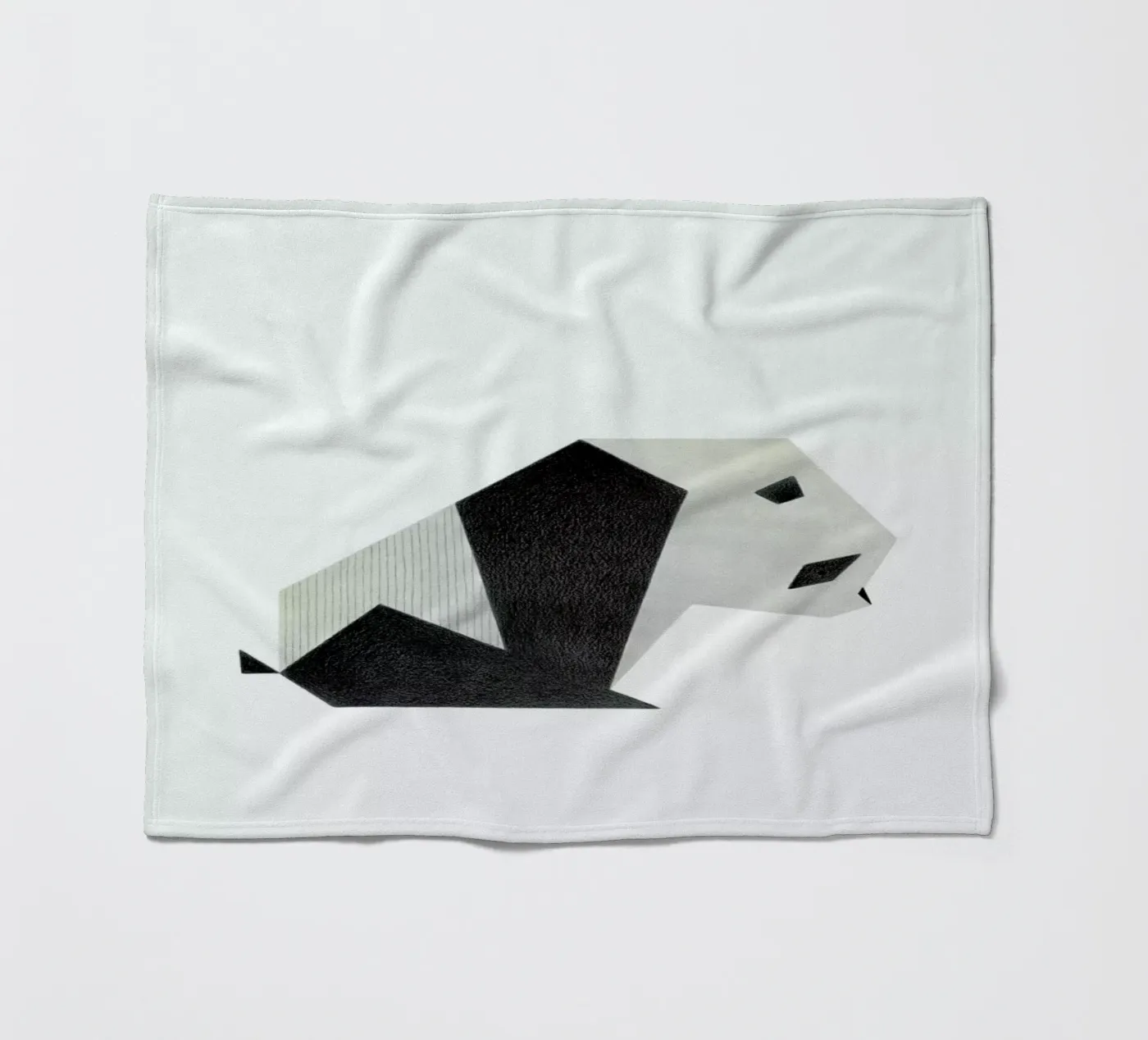 Panda #1 plaid polaire de Anna-Maren Zehnter
