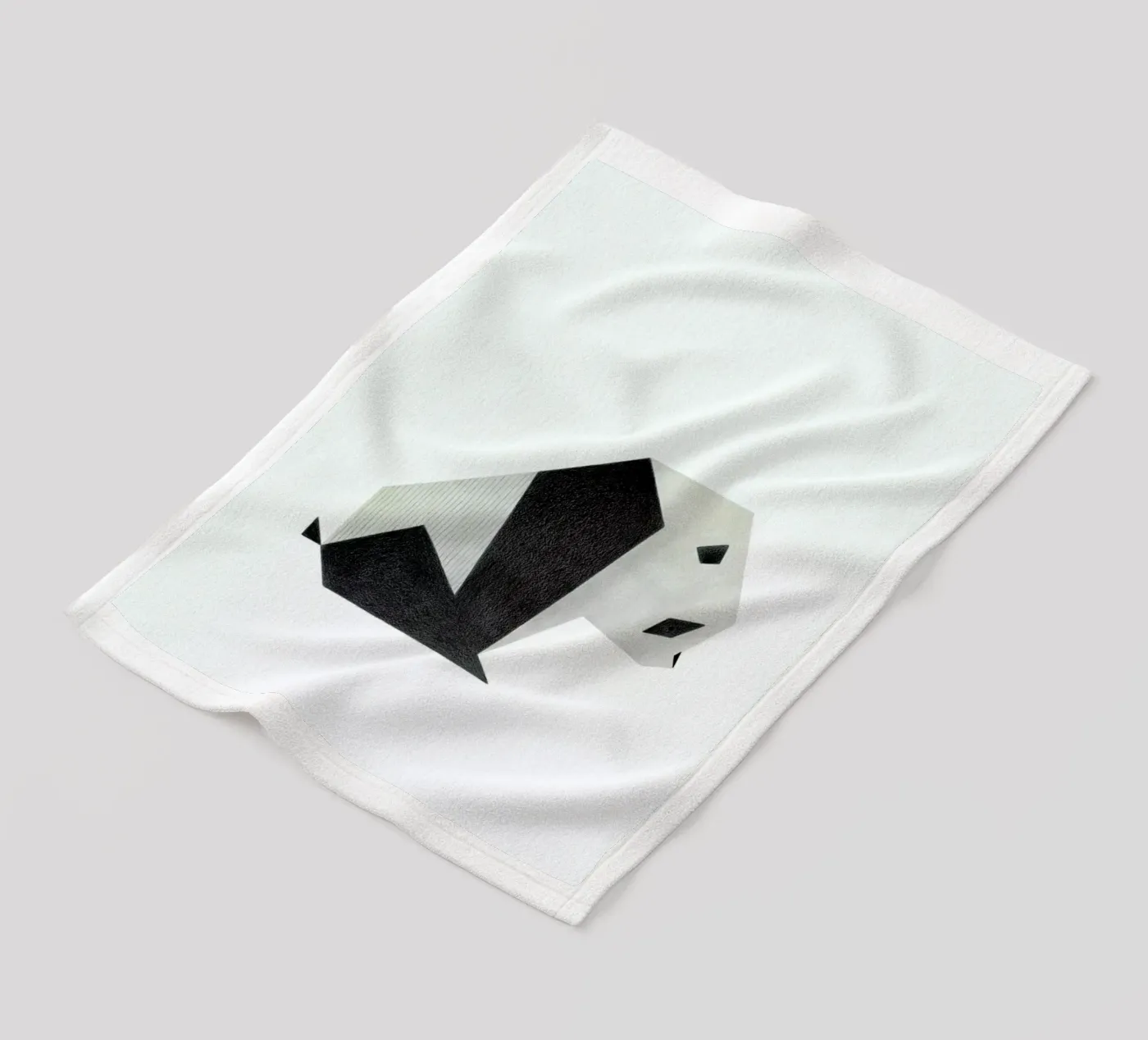 Panda #1 plaid polaire de Anna-Maren Zehnter