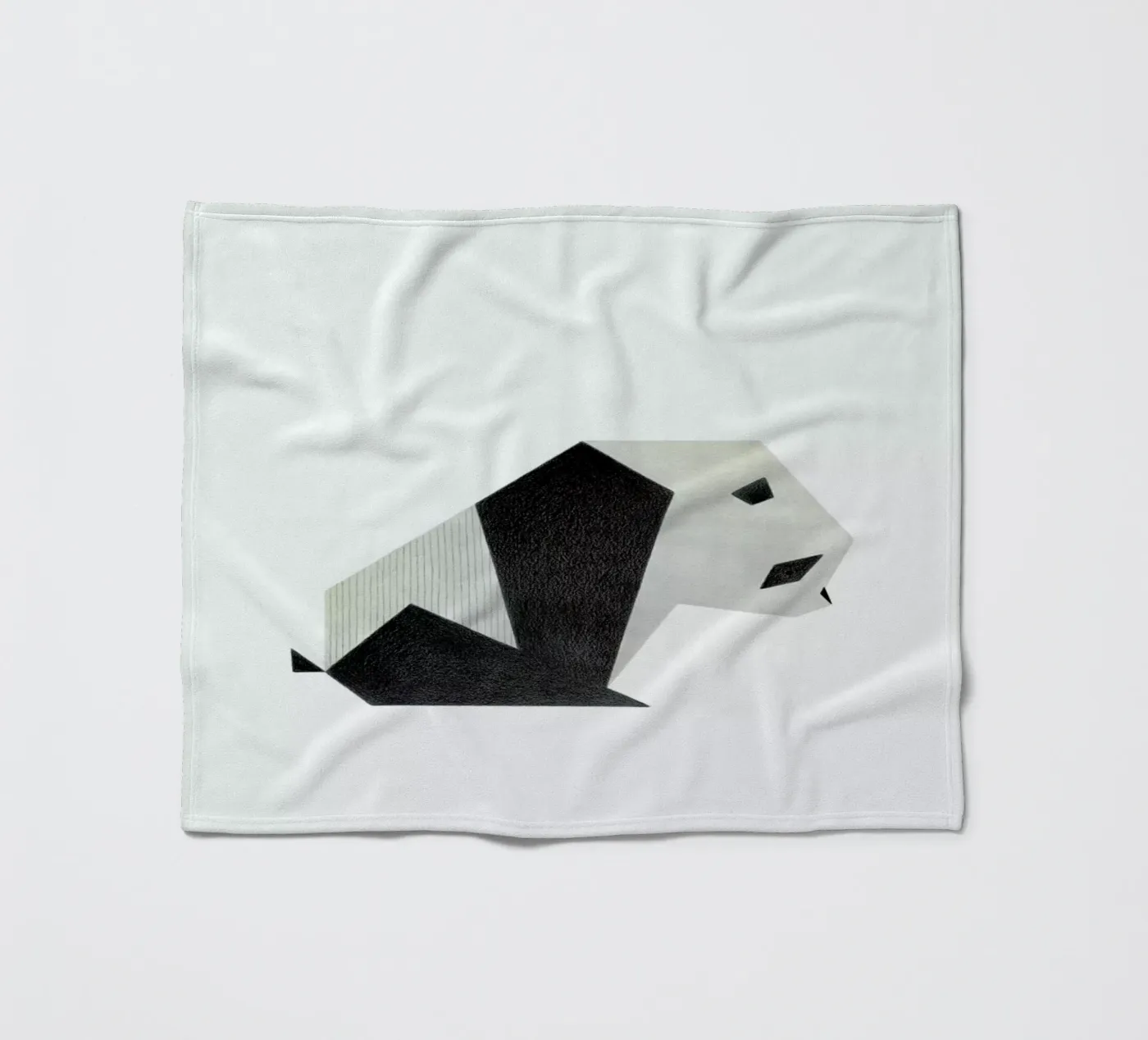 Panda #1 plaid polaire de Anna-Maren Zehnter