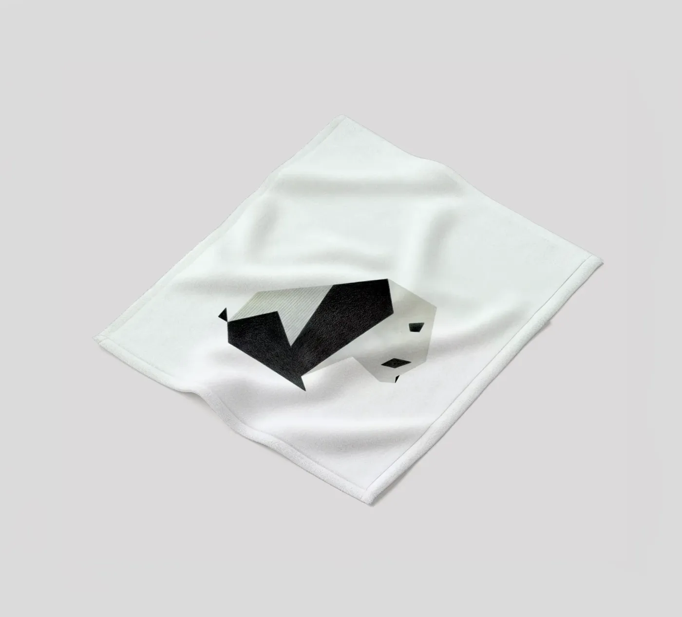 Panda #1 plaid polaire de Anna-Maren Zehnter