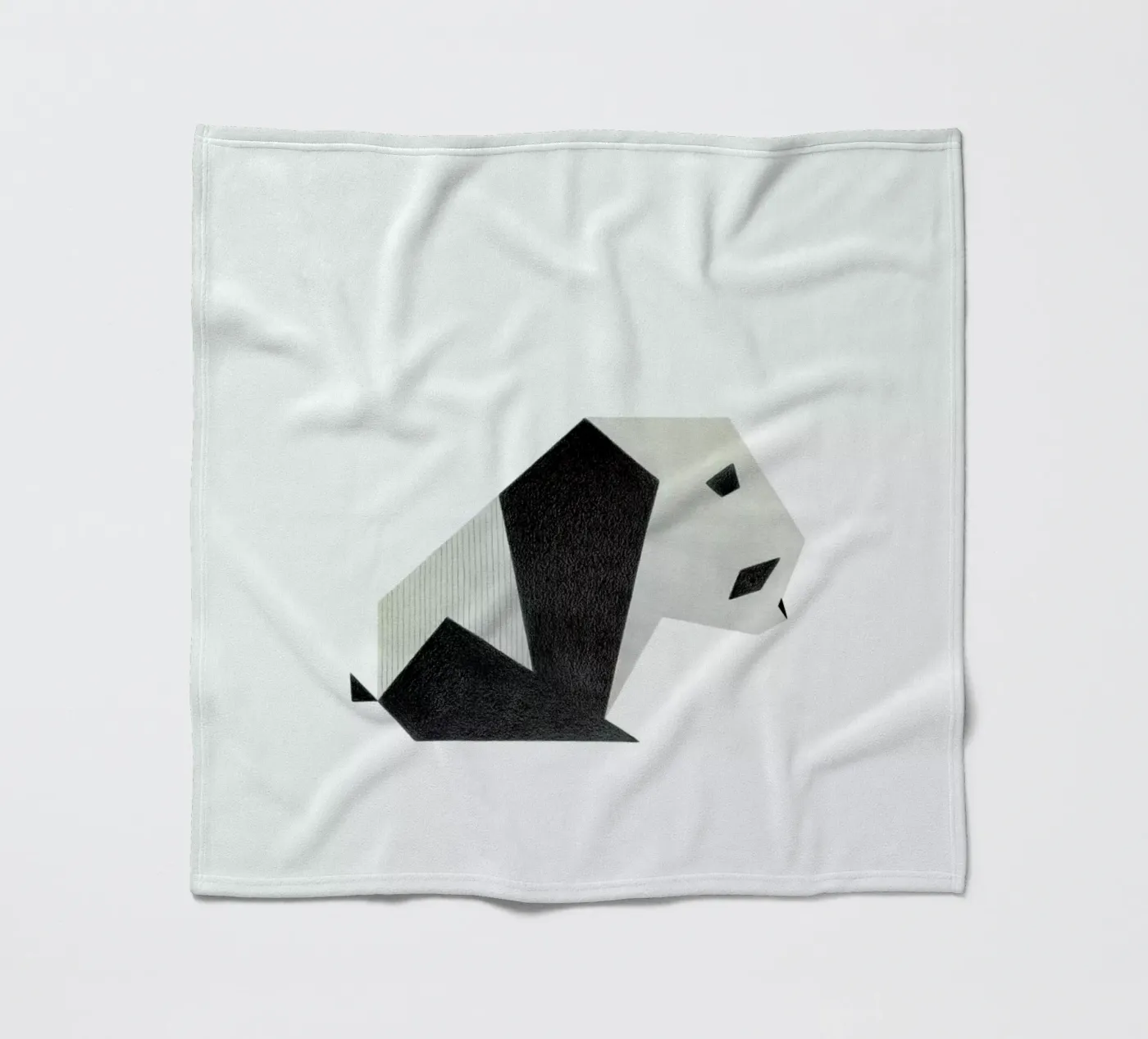 Panda #1 plaid polaire de Anna-Maren Zehnter