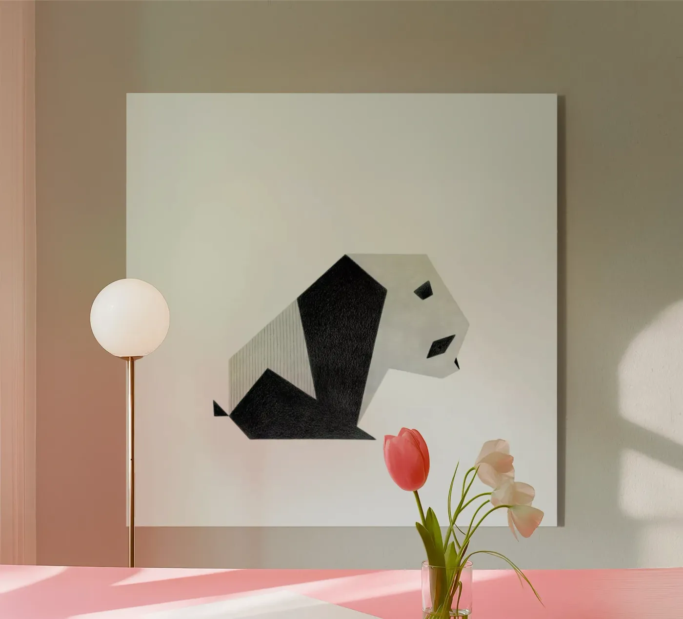 Panda #1 Acryl-Glas von Anna-Maren Zehnter