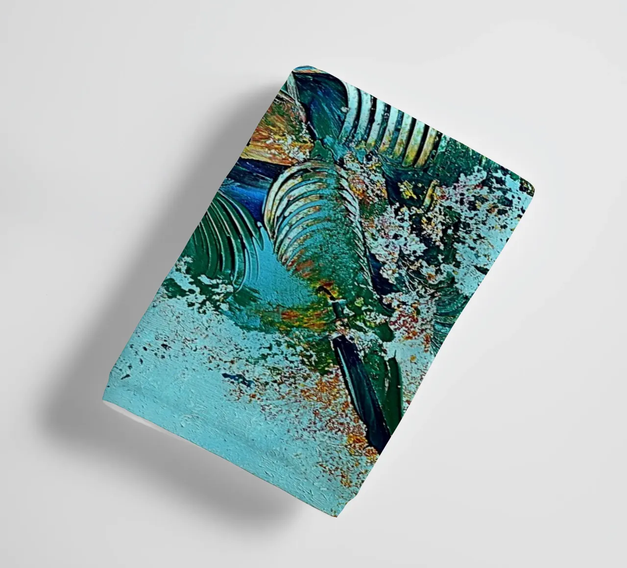 IDEAL GIFT 101 towel by Thierry Vobmann Abstract painting