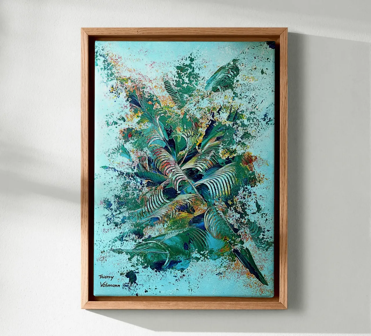 IDEAL GIFT 101 tela con Cornice a cassetta da Thierry Vobmann Abstract painting