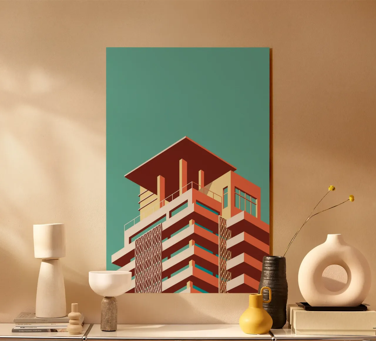 Miami Soho House acrylic glass by Remko Heemskerk