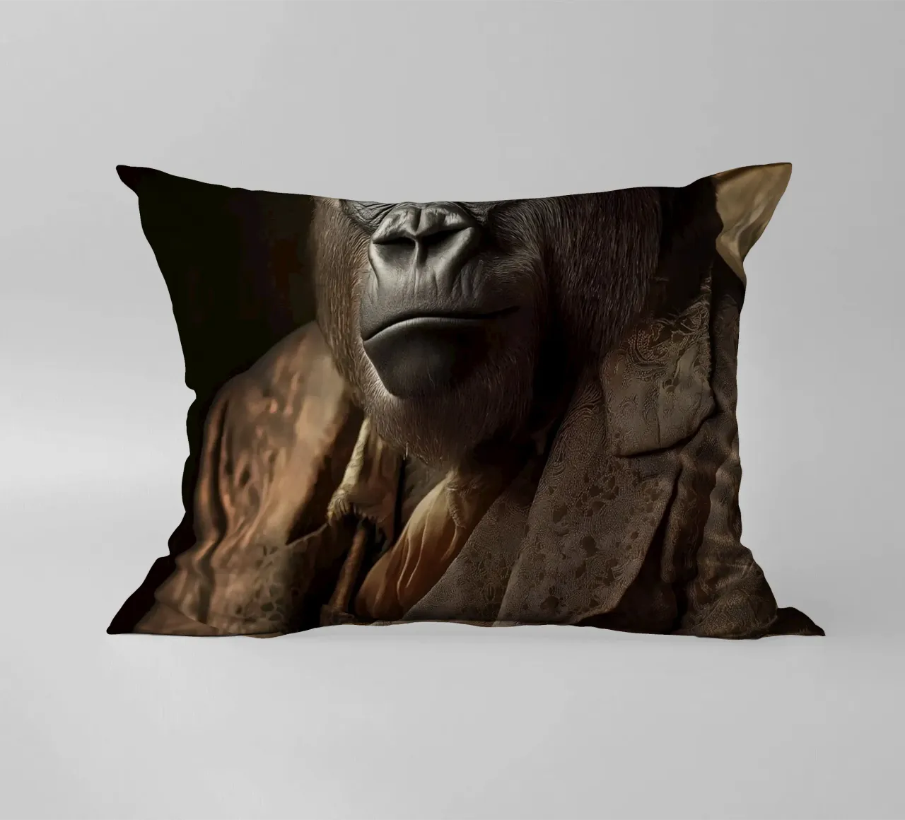 Gorilla in abbigliamento cuscino da Imagine