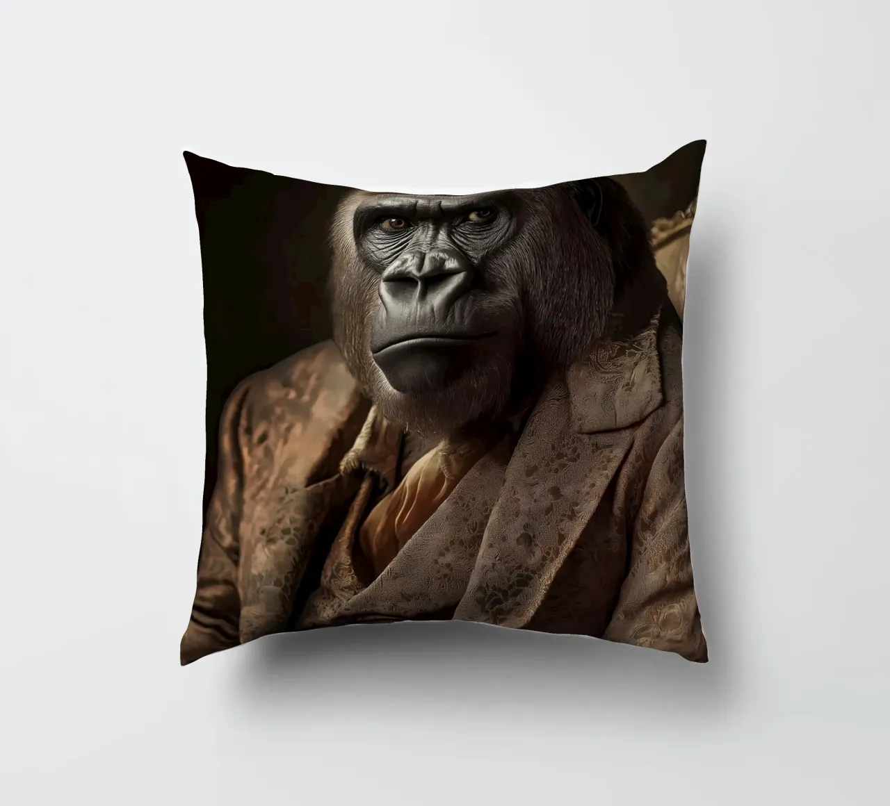 Gorilla in abbigliamento cuscino da Imagine