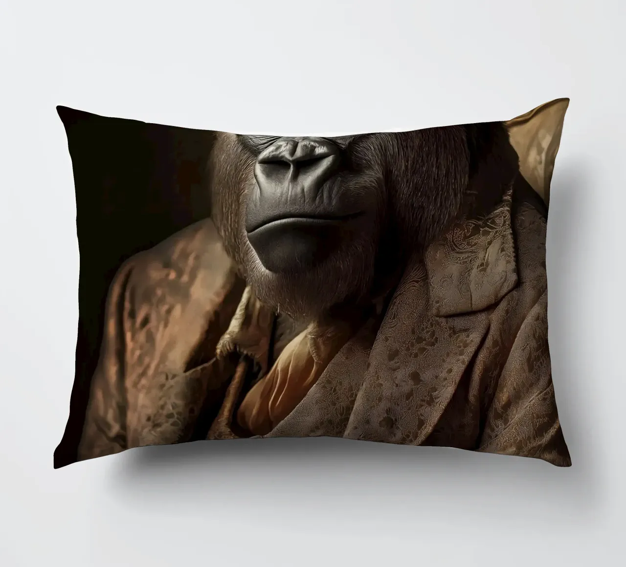Gorilla in abbigliamento cuscino da Imagine