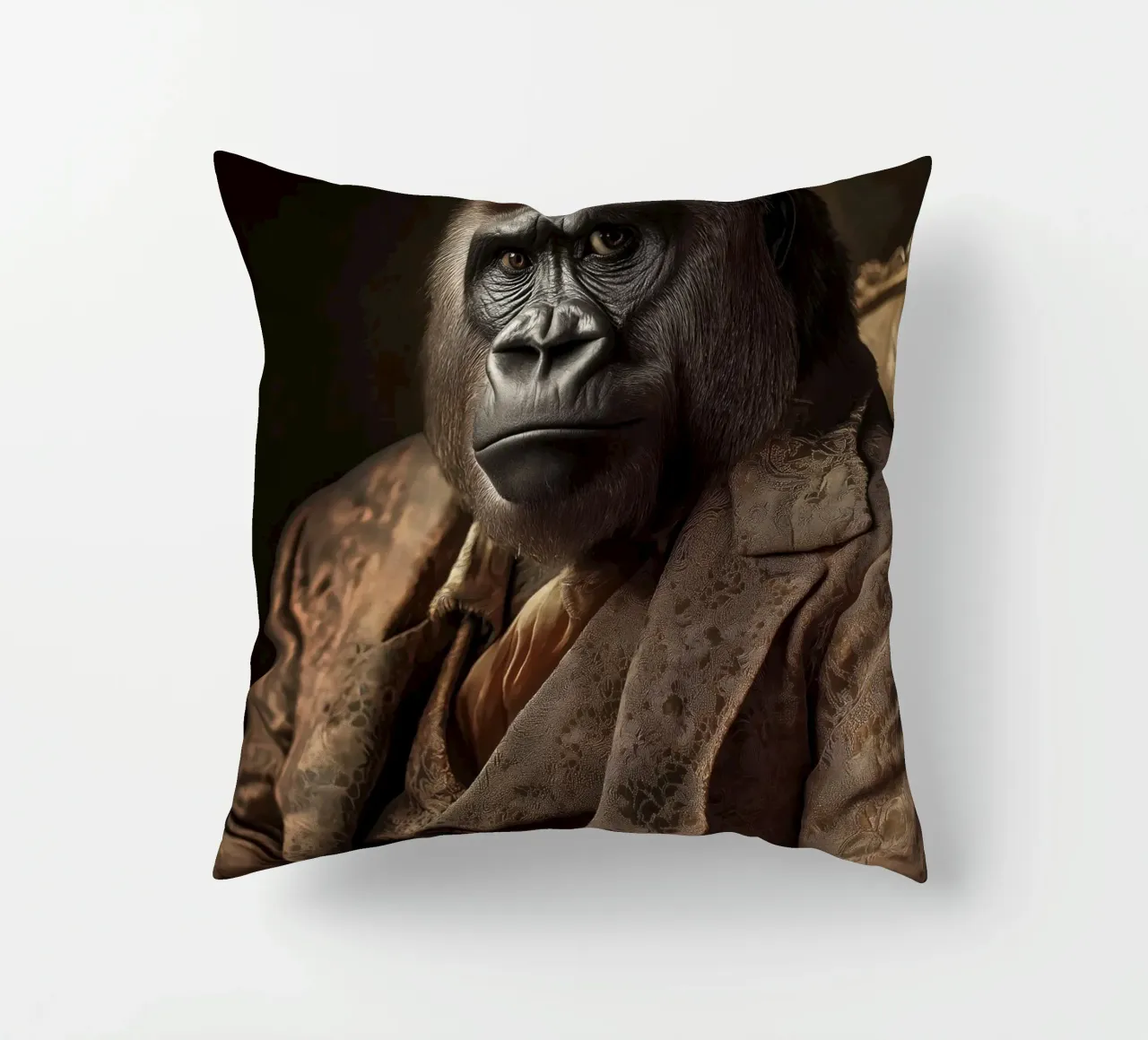 Gorilla in abbigliamento cuscino da Imagine