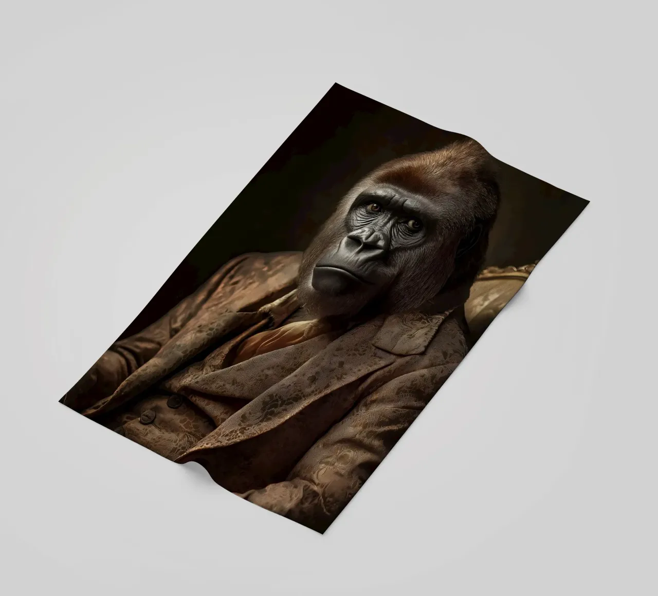 Gorilla in clothing beach towel by Imagine