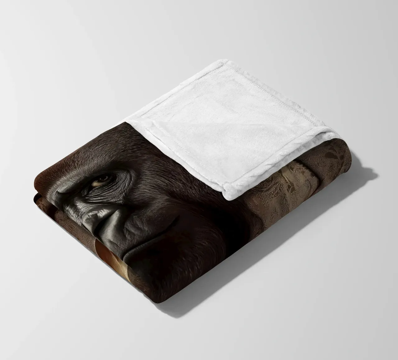 Gorilla in abbigliamento coperta in pile da Imagine