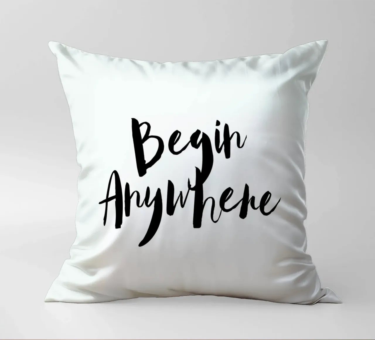 Begin Anywhere cuscino da Maria Kritzas