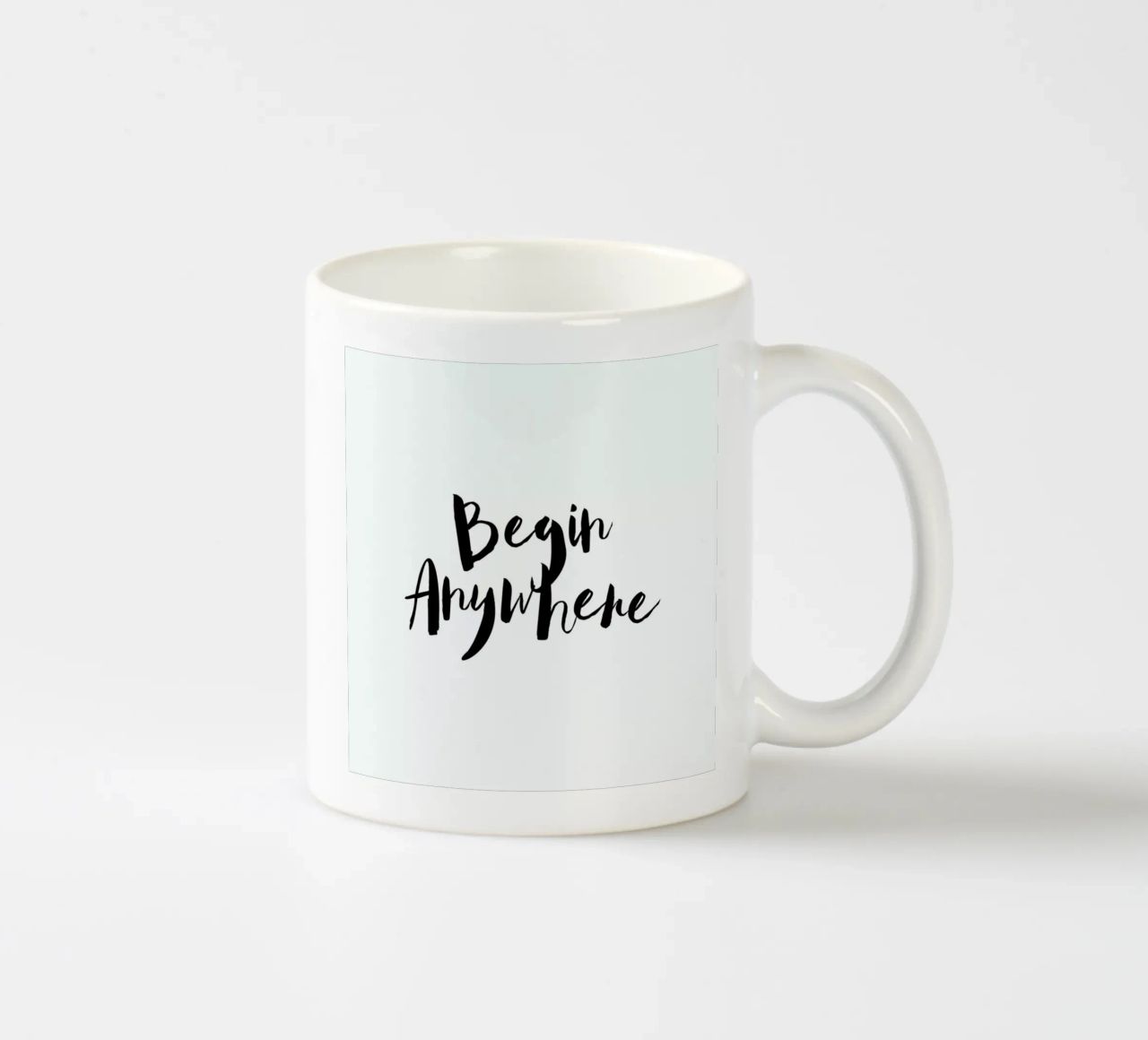 Begin Anywhere tazza in ceramica da Maria Kritzas
