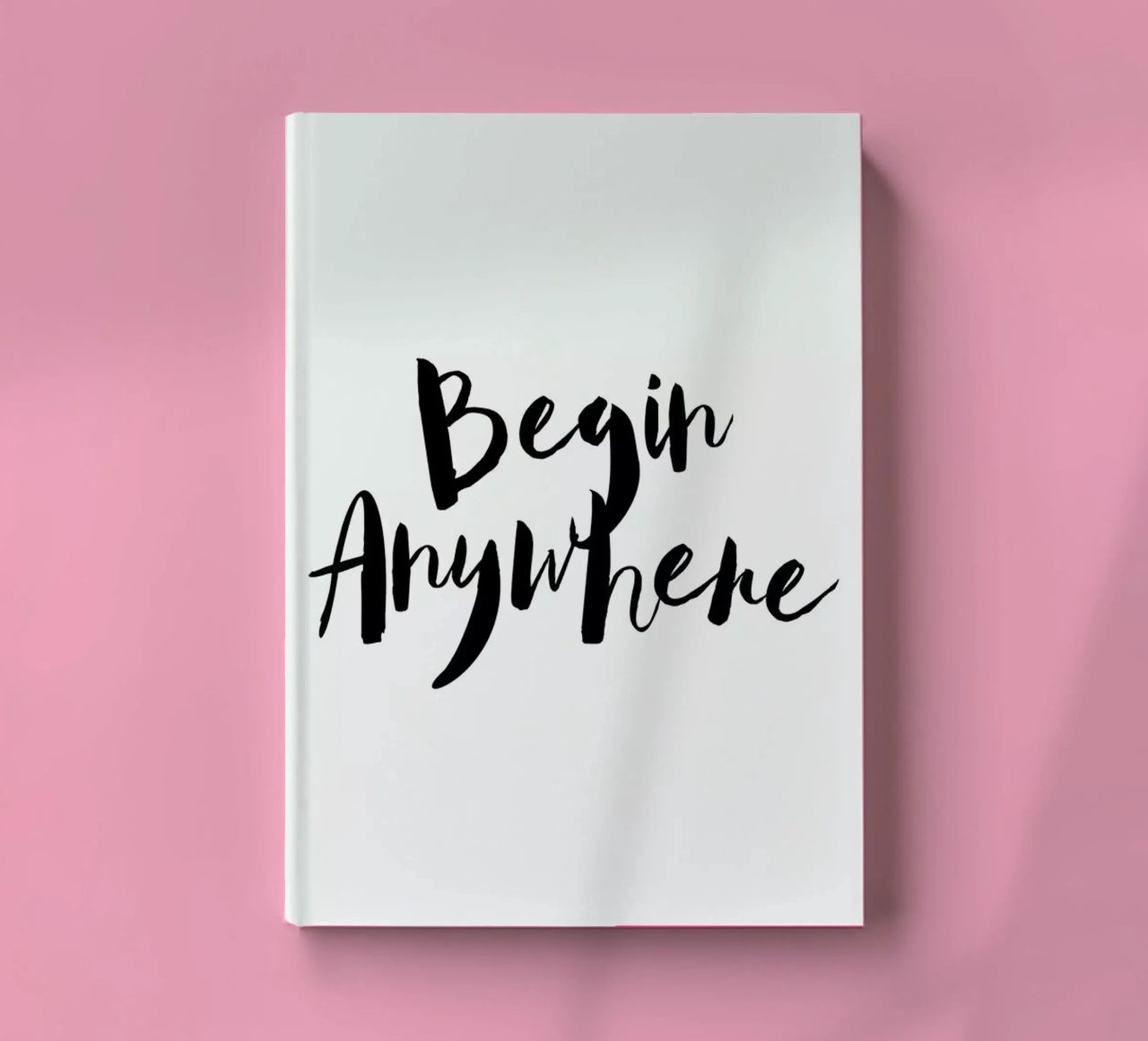 Begin Anywhere notebook by Maria Kritzas