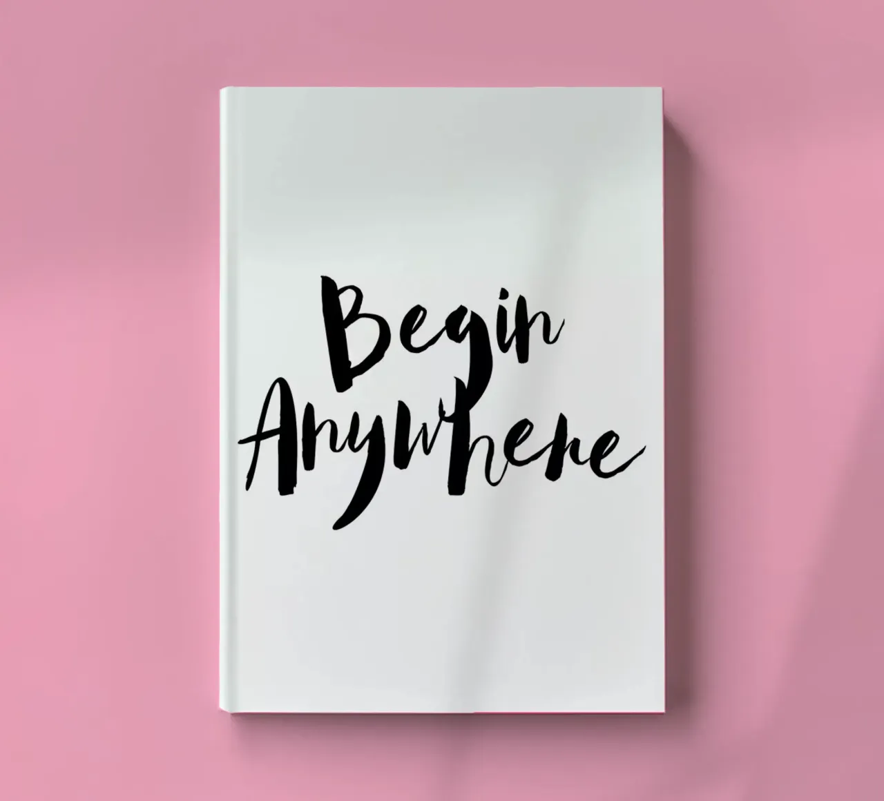 Begin Anywhere carnet de notes de Maria Kritzas