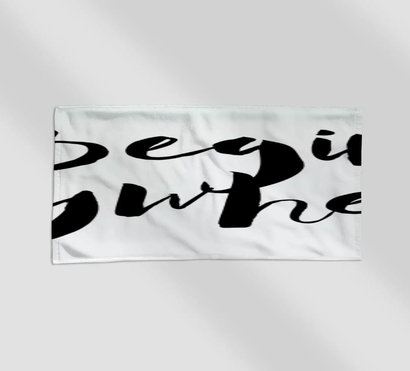 Begin Anywhere beach towel by Maria Kritzas