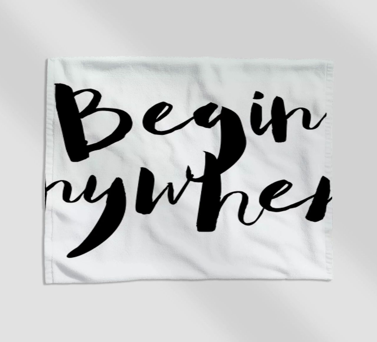 Begin Anywhere telo mare da Maria Kritzas