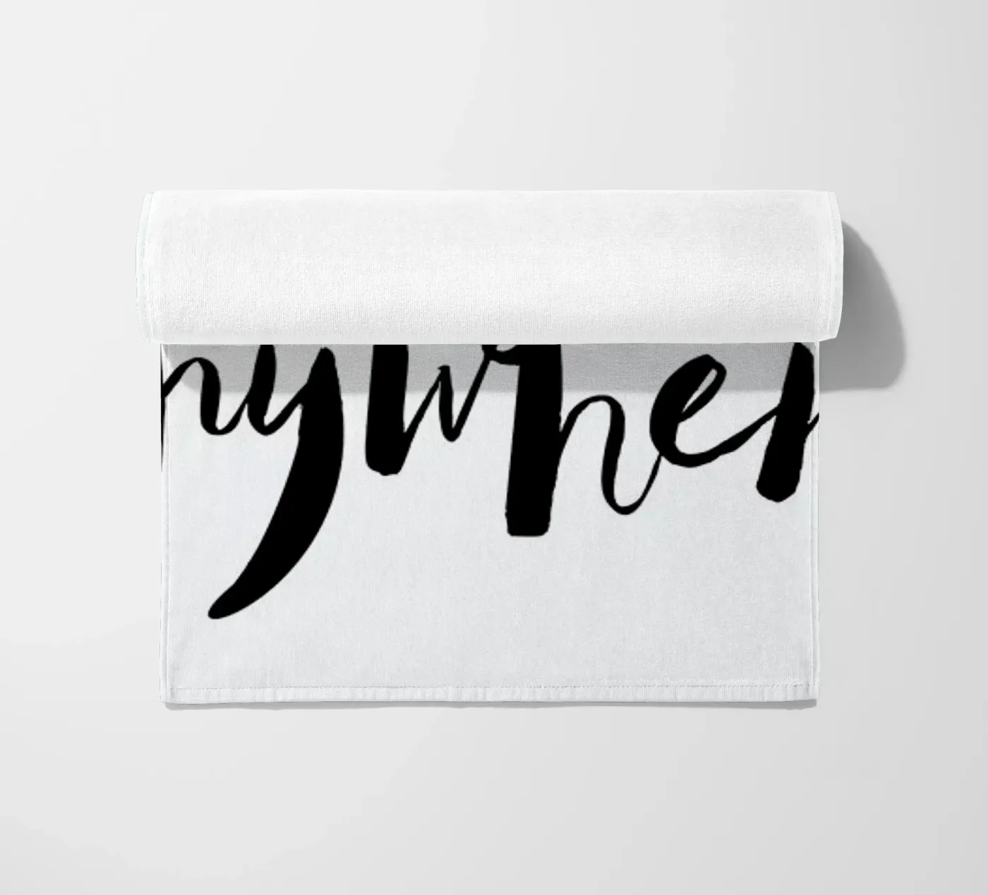 Begin Anywhere beach towel by Maria Kritzas