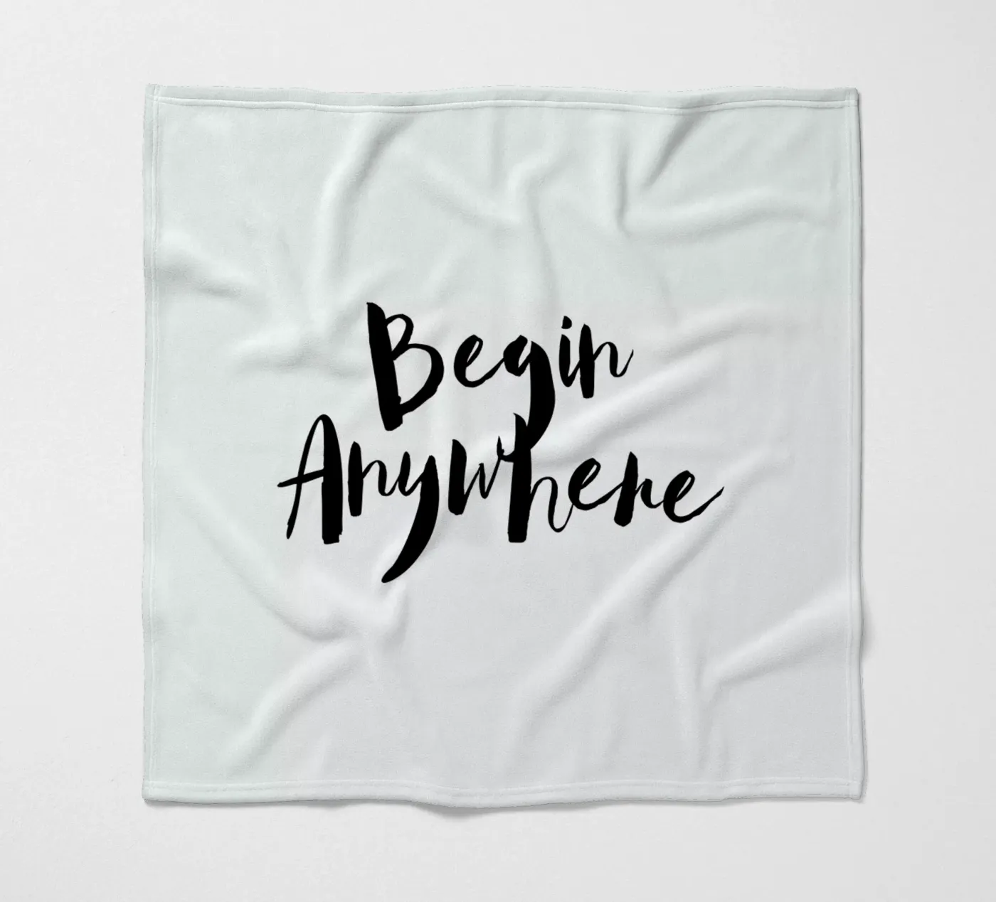 Begin Anywhere fleecedeken van Maria Kritzas