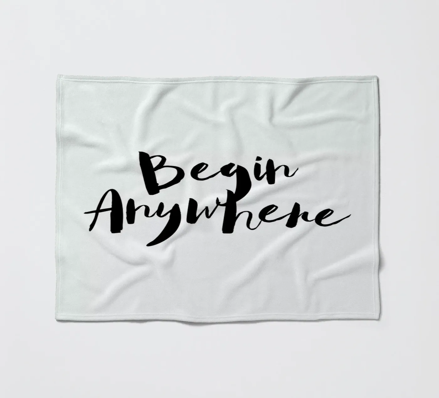 Begin Anywhere fleecedeken van Maria Kritzas