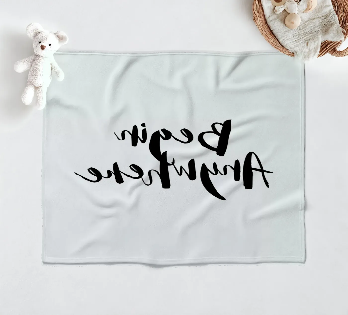 Begin Anywhere fleecedeken van Maria Kritzas