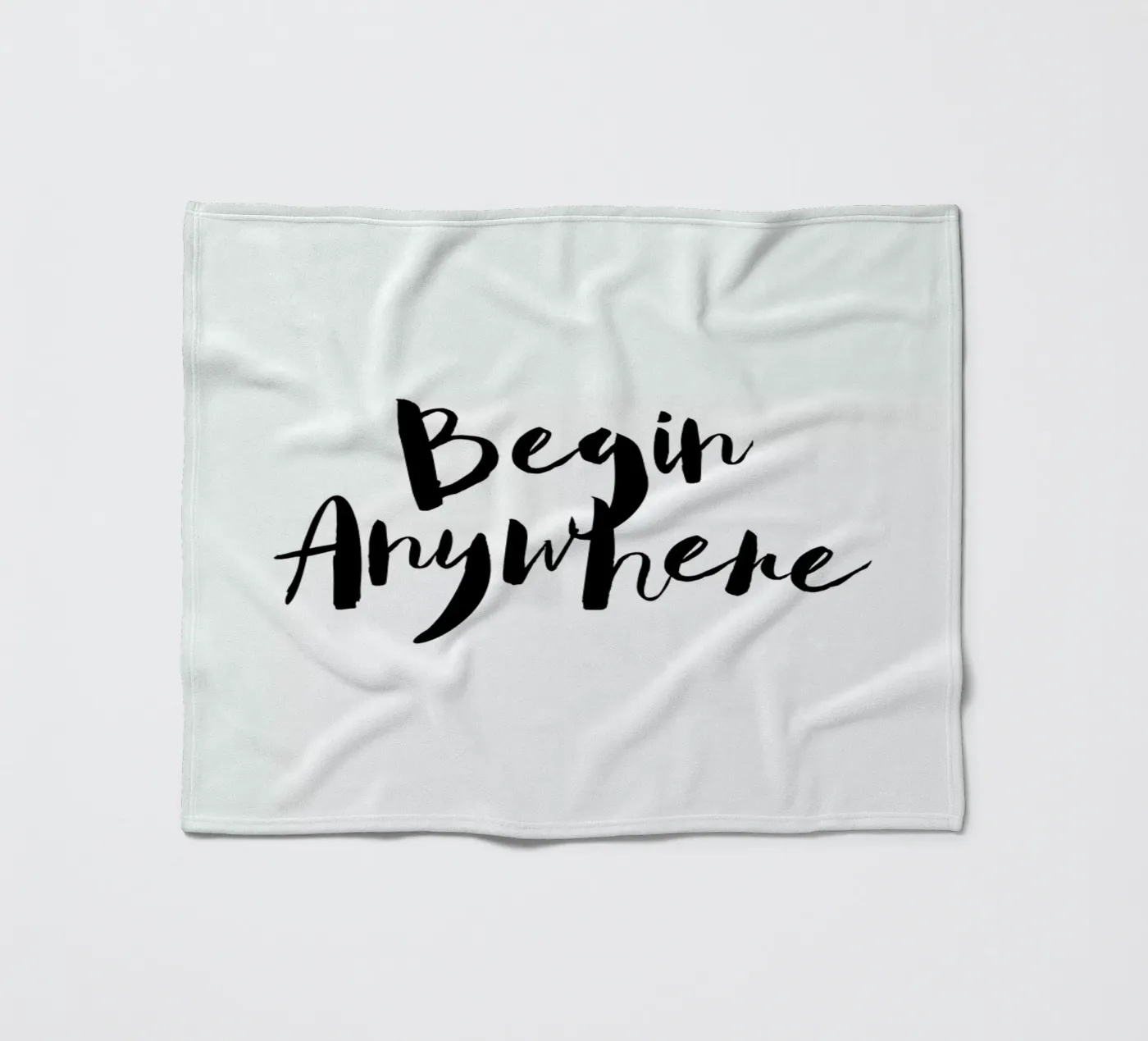 Begin Anywhere fleecedeken van Maria Kritzas