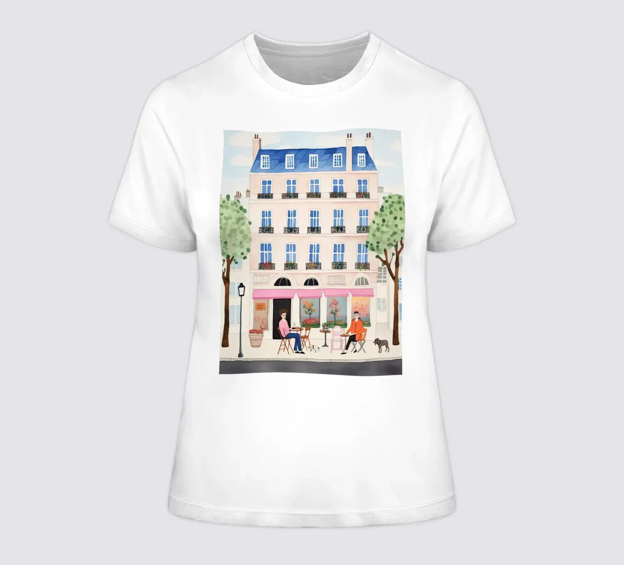 Parisian Style women's fitted t-shirt by DaarbyN
