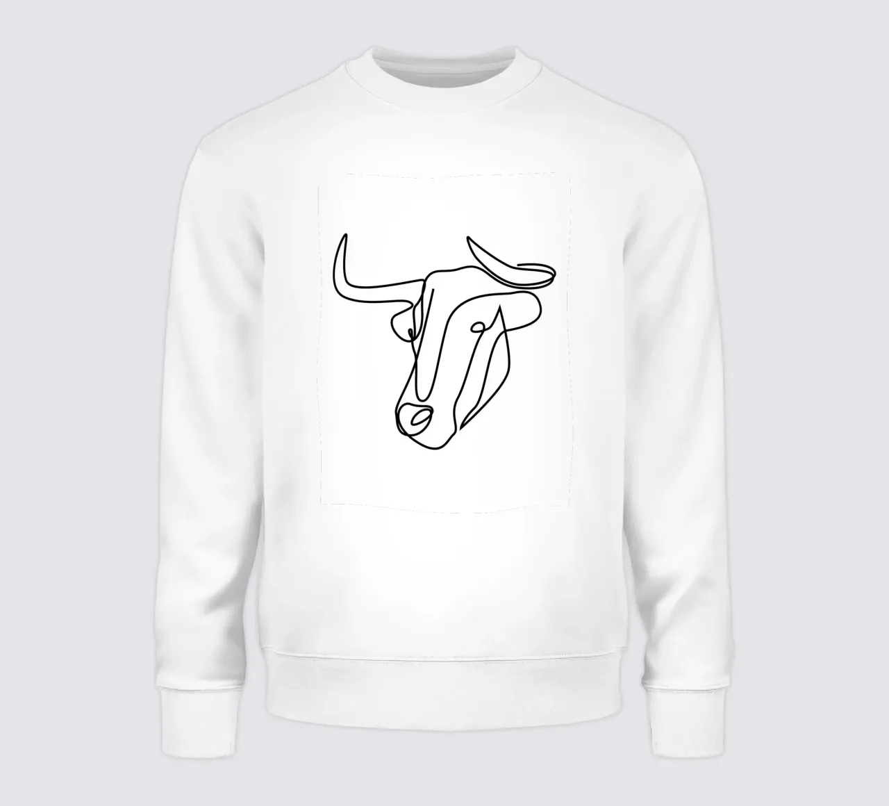 Hillbilly - one line bull felpa da Addillum