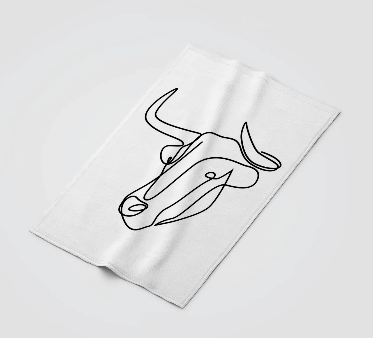 Hillbilly - one line bull coperta in pile da Addillum