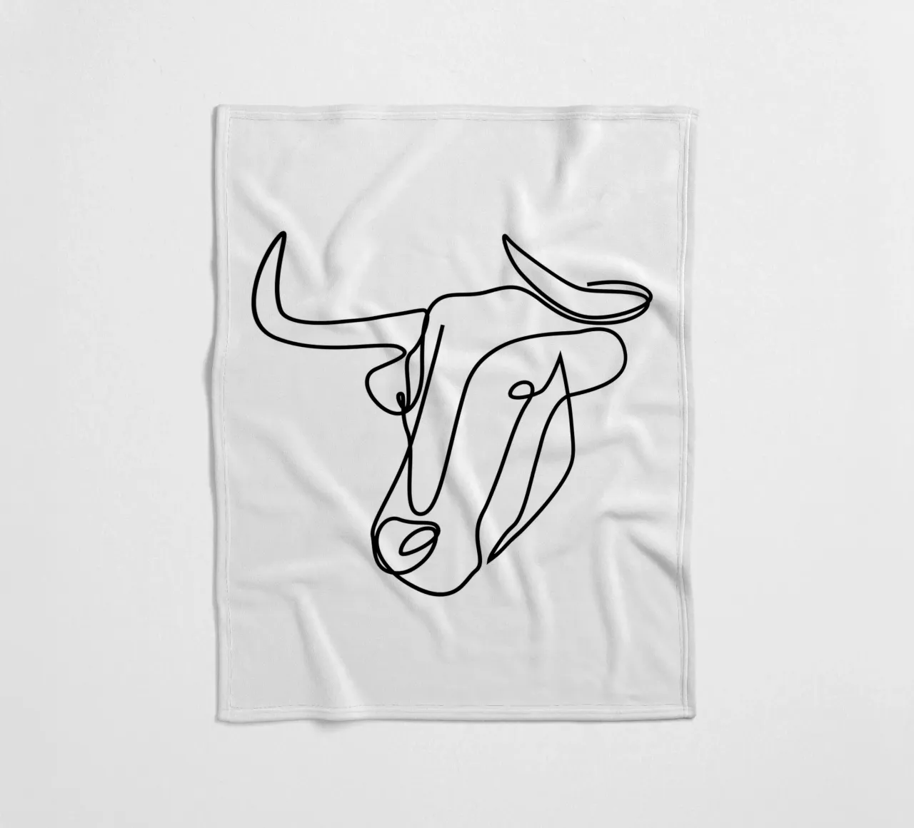 Hillbilly - one line bull coperta in pile da Addillum