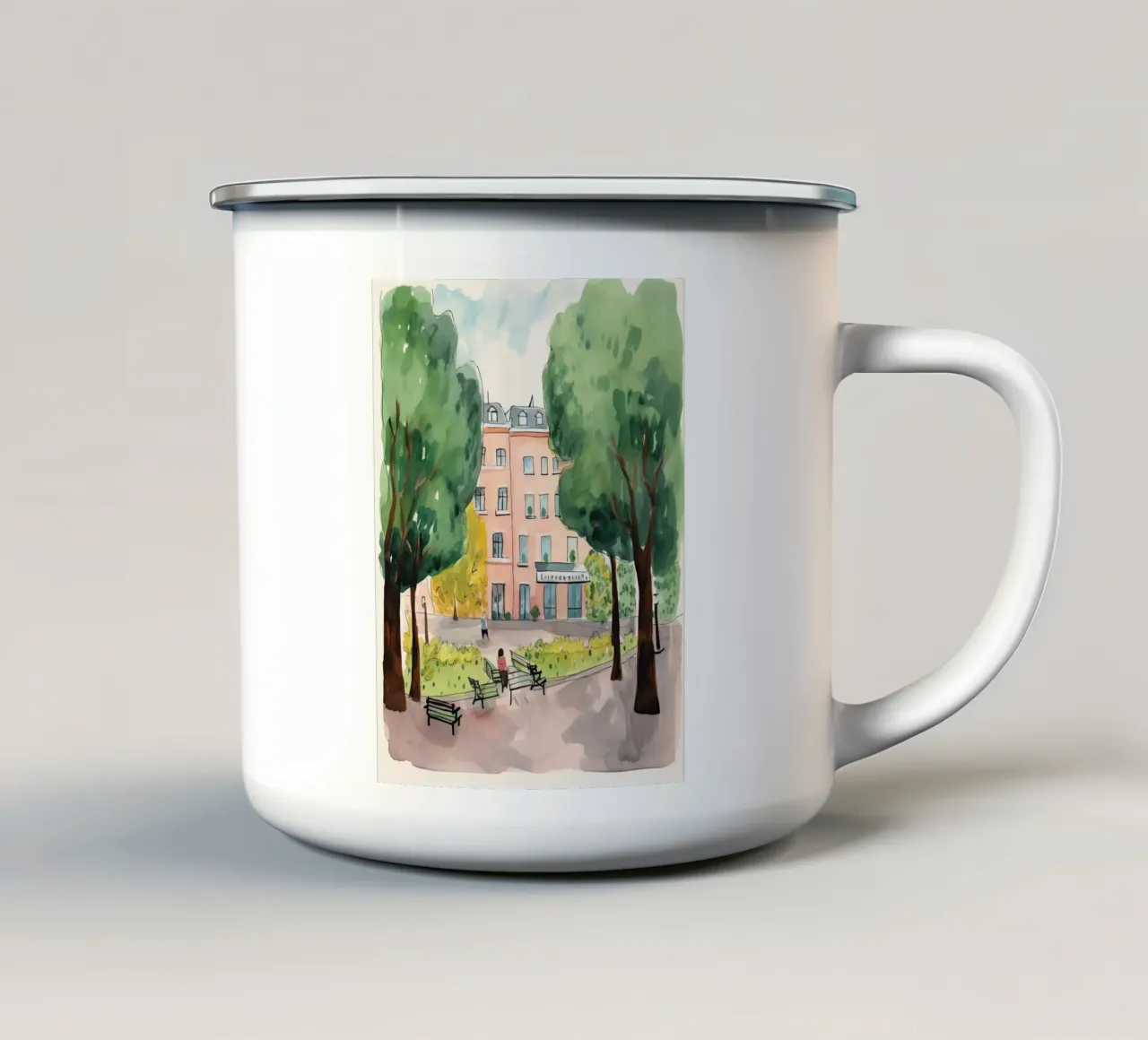 Oasi urbana tazza in smalto da DaarbyN
