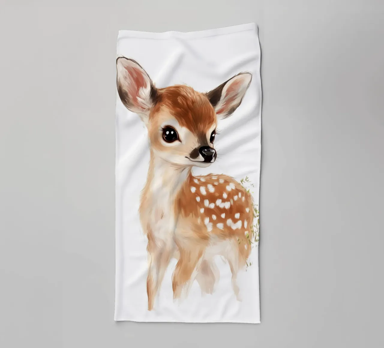 Young Deer towel by treechild