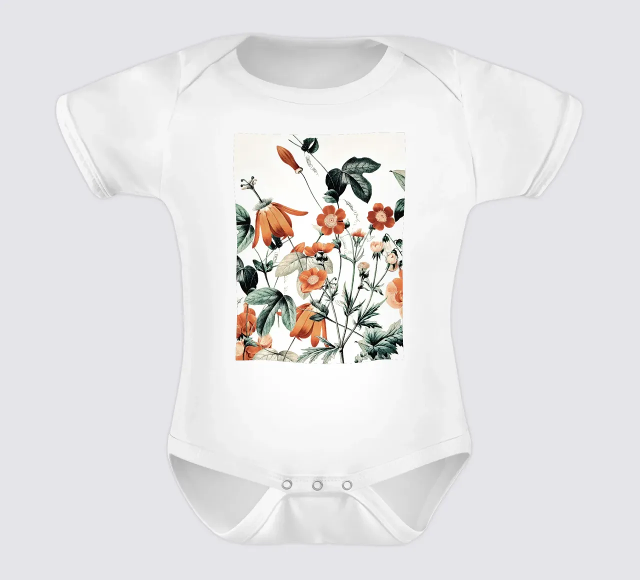 Fiori selvatici body neonato maniche corte da dada22