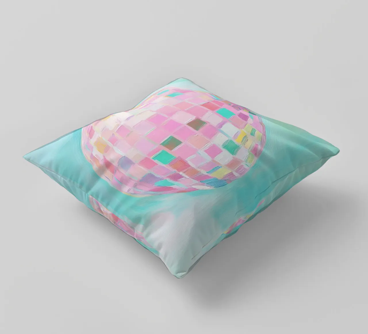 Disco Pastel Dreams cuscino da Carinaprint